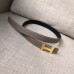 Hermes Mini Constance 24mm Reversible Belt Black/Taupe