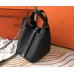 Hermes Picotin Lock 18 Bag In Black Clemence Leather