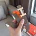 Hermes Mini Constance 24mm Reversible Belt Taupe/White