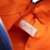 Hermes Medium Bolide Travel Case In Blue Electric Cotton
