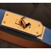 Hermes Kelly 18 Belt In Blue Epsom Leather