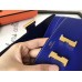 Hermes Constance Long Wallet In Blue Electric Epsom Leather