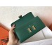 Hermes Constance Long Wallet In Malachite Epsom Leather