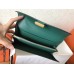 Hermes Constance Long Wallet In Malachite Epsom Leather