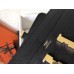 Hermes Constance Long Wallet In Black Epsom Leather