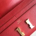 Hermes Constance Long Wallet In Red Epsom Leather