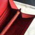 Hermes Constance Long Wallet In Red Epsom Leather