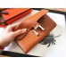 Hermes Constance Long Wallet In Gold Swift Leather