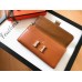 Hermes Constance Long Wallet In Gold Swift Leather