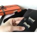 Hermes Constance Long Wallet In Black Swift Leather