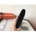Hermes Constance Long Wallet In Black Swift Leather