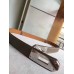 Hermes Kelly 18 Belt In Taupe Epsom Leather