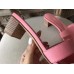 Hermes Oasis Sandals In Pink Epsom Leather