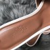 Hermes Oasis Sandals In White  Epsom Leather