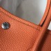 Hermes Garden Party 30 Bag In Orange Taurillon Leather