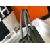 Hermes Garden Party 30 Bag In Vert Amande Taurillon Leather