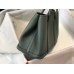 Hermes Garden Party 30 Bag In Vert Amande Taurillon Leather
