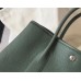 Hermes Garden Party 30 Bag In Vert Amande Taurillon Leather