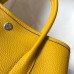 Hermes Garden Party 30 Bag In Yellow Taurillon Leather