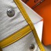 Hermes Garden Party 30 Bag In Yellow Taurillon Leather