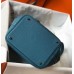 Hermes Picotin Lock 22 Bag In Blue Jean Clemence Leather