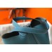 Hermes Picotin Lock 22 Bag In Blue Jean Clemence Leather