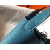 Hermes Picotin Lock 22 Bag In Blue Jean Clemence Leather
