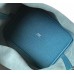 Hermes Picotin Lock 22 Bag In Blue Jean Clemence Leather