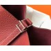 Hermes Picotin Lock 22 Bag In Bordeaux Clemence Leather