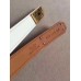 Hermes Kelly 18 Belt In White Epsom Leather