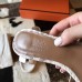 Hermes Oasis Sandals In Himalaya Matte Niloticus Crocodile