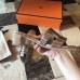 Hermes Oasis Sandals In Taupe Shiny Niloticus Crocodile
