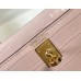 Hermes Kelly Mini II Bag In Rose Dragee Embossed Crocodile Leather