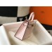 Hermes Kelly Mini II Bag In Rose Dragee Embossed Crocodile Leather