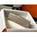 Hermes Kelly Mini II Bag In Taupe Embossed Crocodile Leather
