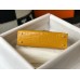 Hermes Kelly Mini II Bag In Yellow Embossed Crocodile Leather