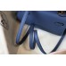 Hermes Kelly Mini II Bag In Blue Agate Epsom Leather GHW