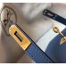Hermes Kelly Mini II Bag In Blue Agate Epsom Leather GHW