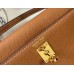 Hermes Kelly Mini II Bag In Gold Epsom Leather GHW
