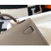 Hermes Kelly Mini II Bag In Gris Asphalt Epsom Leather GHW