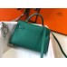 Hermes Kelly Mini II Bag In Vert Vertigo Epsom Leather GHW