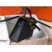 Hermes Kelly Mini II Bag In Black Epsom Leather GHW