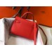 Hermes Kelly Mini II Bag In Rouge Casaque Epsom Leather GHW