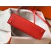 Hermes Kelly Mini II Bag In Rouge Casaque Epsom Leather GHW