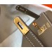 Hermes Kelly Mini II Bag In Taupe Grey Epsom Leather GHW