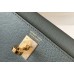 Hermes Kelly Mini II Bag In Vert Amande Epsom Leather GHW
