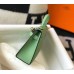 Hermes Kelly Mini II Bag In Vert Criquet Epsom Leather GHW