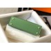 Hermes Kelly Mini II Bag In Vert Criquet Epsom Leather GHW