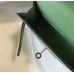 Hermes Kelly Mini II Bag In Vert Criquet Epsom Leather GHW