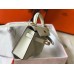 Hermes Kelly Mini II Bag In White Epsom Leather GHW